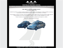 Tablet Screenshot of foothillsdriving.aloak.ca